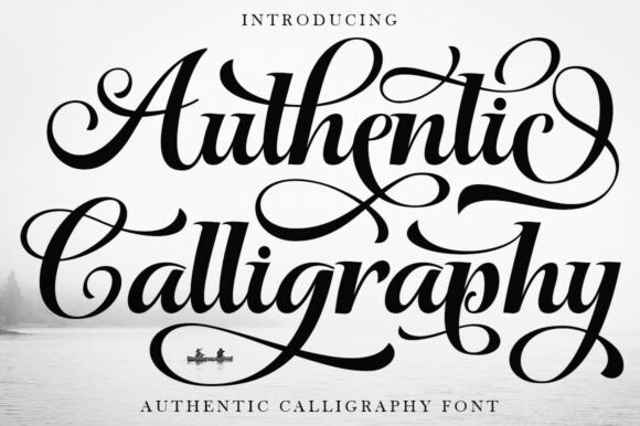 Authentic Calligraphy: A Timeless Font for Elegance and Expression