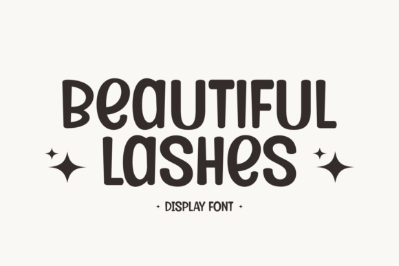 Beautiful Lashes Font: A Playful Typeface for Creative and Branding Projects