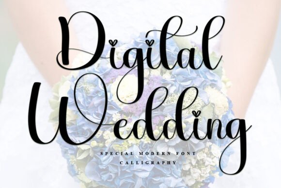 Digital Wedding Font
