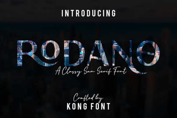 Discover the Playful Power of Rodano: A Font Designed for Creativity