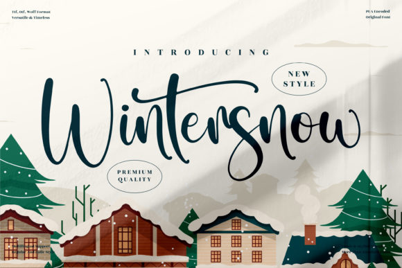 Discover the Timeless Beauty of Wintersnow Font