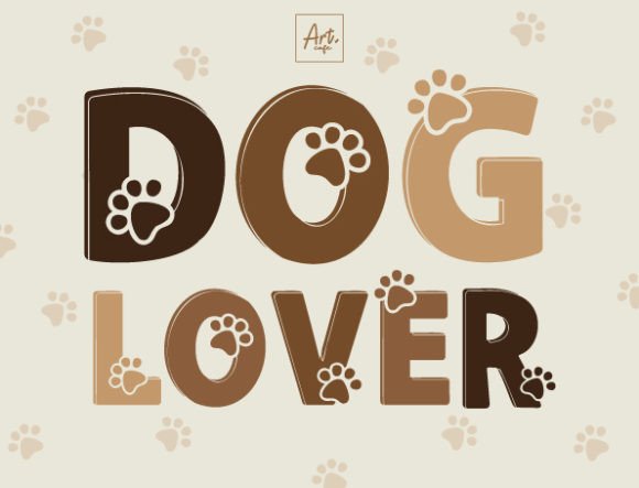 Dog Lover Font: A Playful Choice for Creatives and Pet Lovers