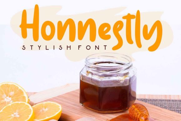 Honnestly: A Playful Script Font for Creative Expression