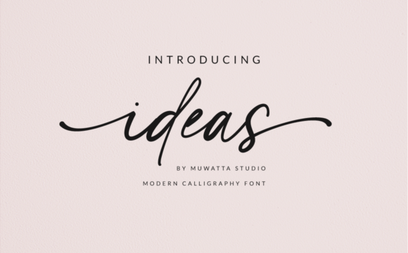Ideas Font: A Modern Elegance for Creative Projects