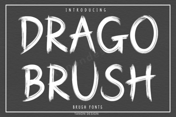 Introducing “Drago Brush” – A Beautiful Handwritten Font for Creative Projects