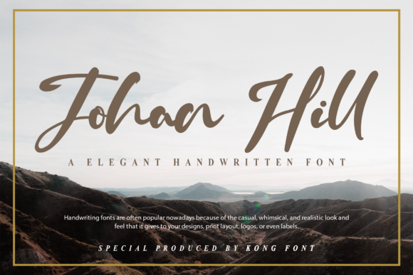 Johan Hill Font