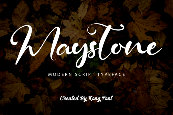 Maystone: A Playful Handwritten Font for Creative Expression