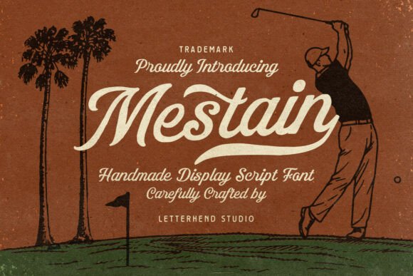 Mestain Script: Vintage Charm in Every Curve