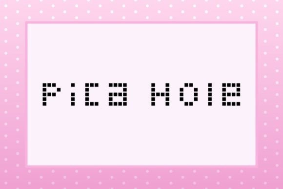 Pica Hole: A Modern Font for Digital Creativity