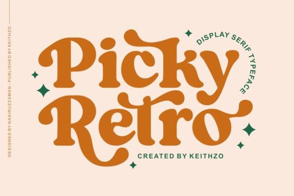 Picky Retro Font: A Timeless Touch for Modern Designs