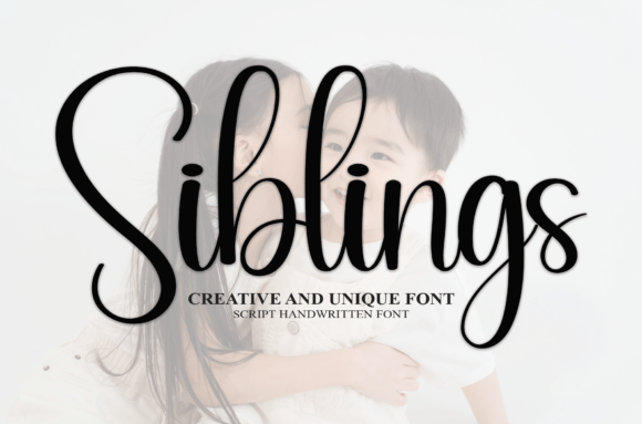 Siblings Font: A Friendly Touch for Creative Projects