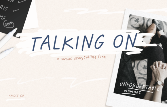 Talking on: A Handwritten Font That Speaks Volumes
