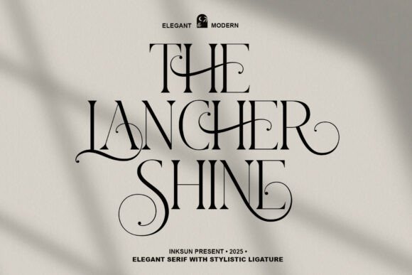 The Lancher Shine: A Font That Elevates Modern Design