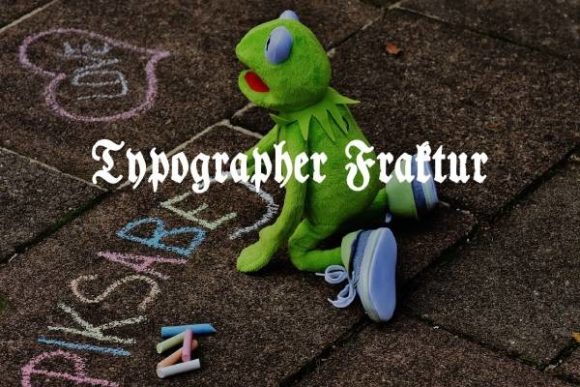 Typographer Fraktur: A Timeless Blackletter Font for Modern Design