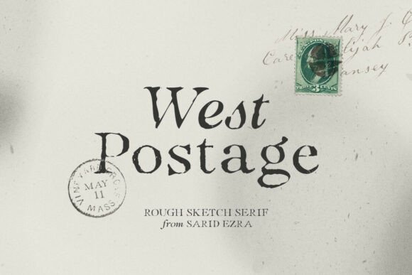 West Postage: A Handwritten Font with Character