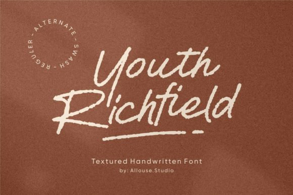 Youth Richfield: A Handwritten Font That Elevates Design Across Industries
